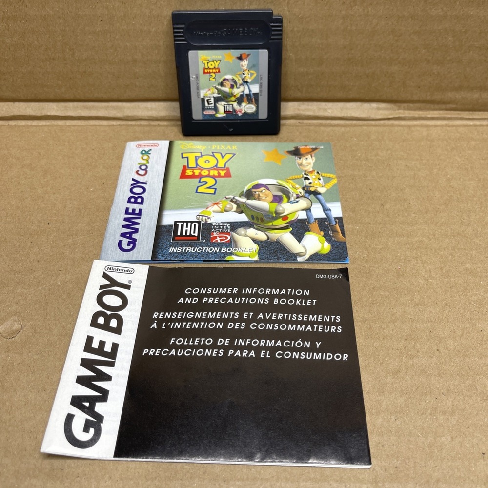 Disney Pixar Toy Story 2 Game Boy Color GBC w/ Manual Authentic Untested OEM